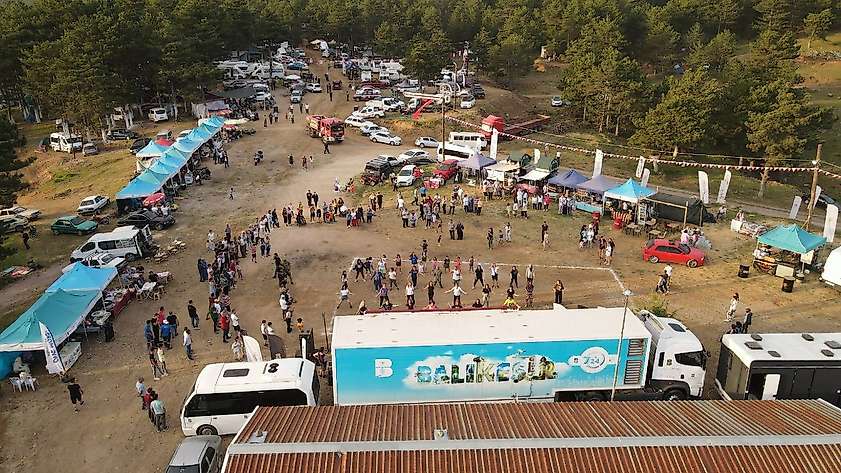 Sındırgı kamp ve karavan festivali doğaseverleri bir araya getirdi