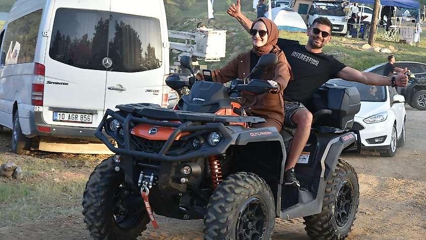 Sındırgı kamp ve karavan festivali doğaseverleri bir araya getirdi