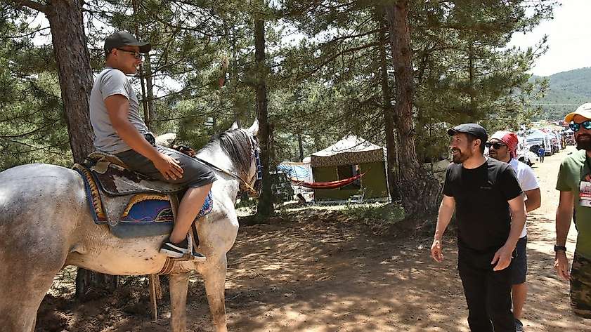 Sındırgı kamp ve karavan festivali doğaseverleri bir araya getirdi