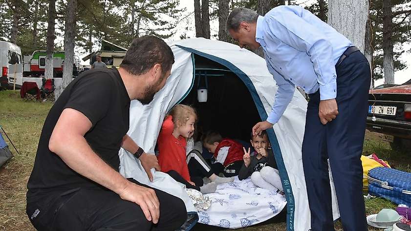 Sındırgı kamp ve karavan festivali doğaseverleri bir araya getirdi